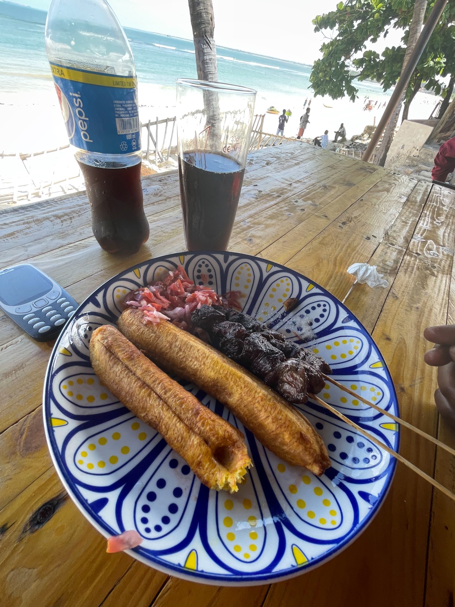 Fresh grilled food served in Dar es Salaam