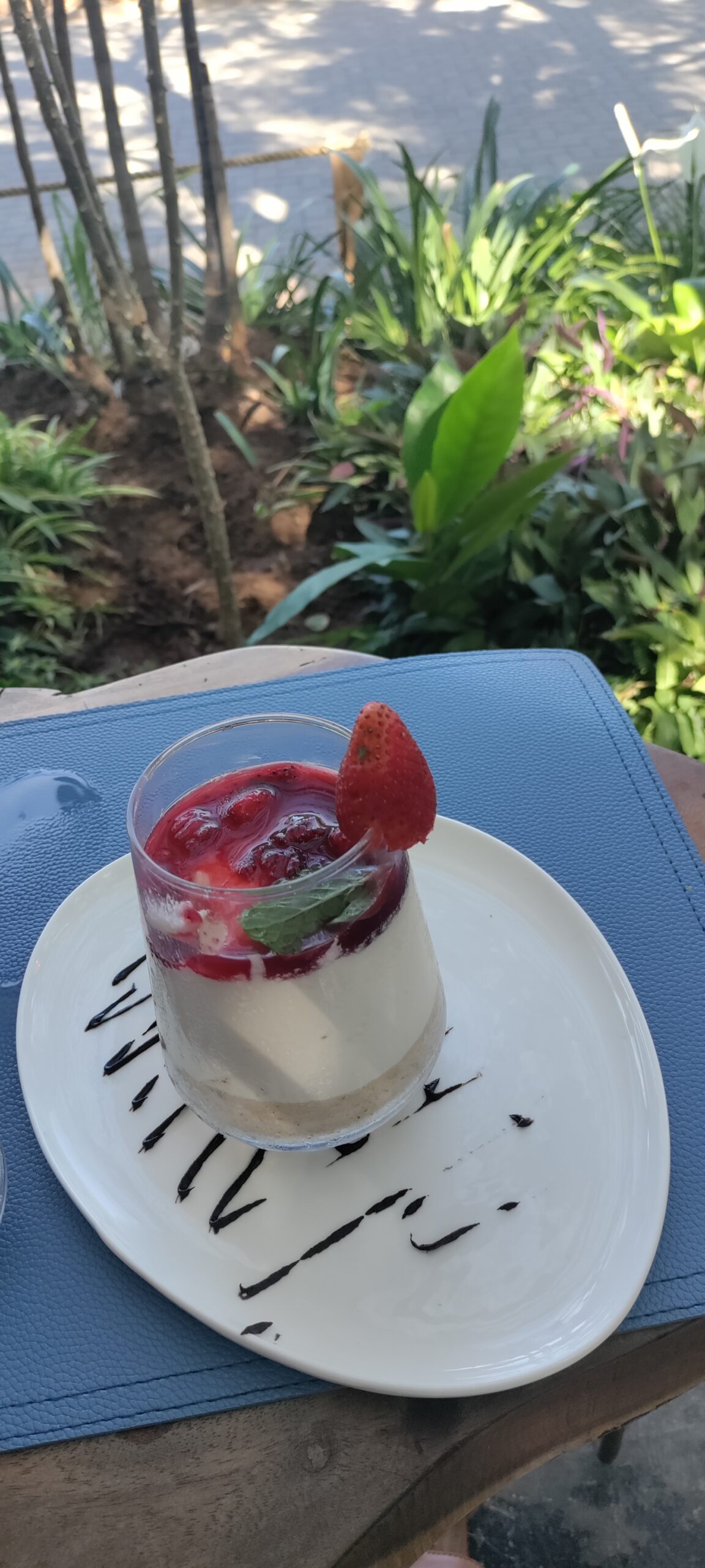 A refreshing drink beside the Dar es Salaam coast