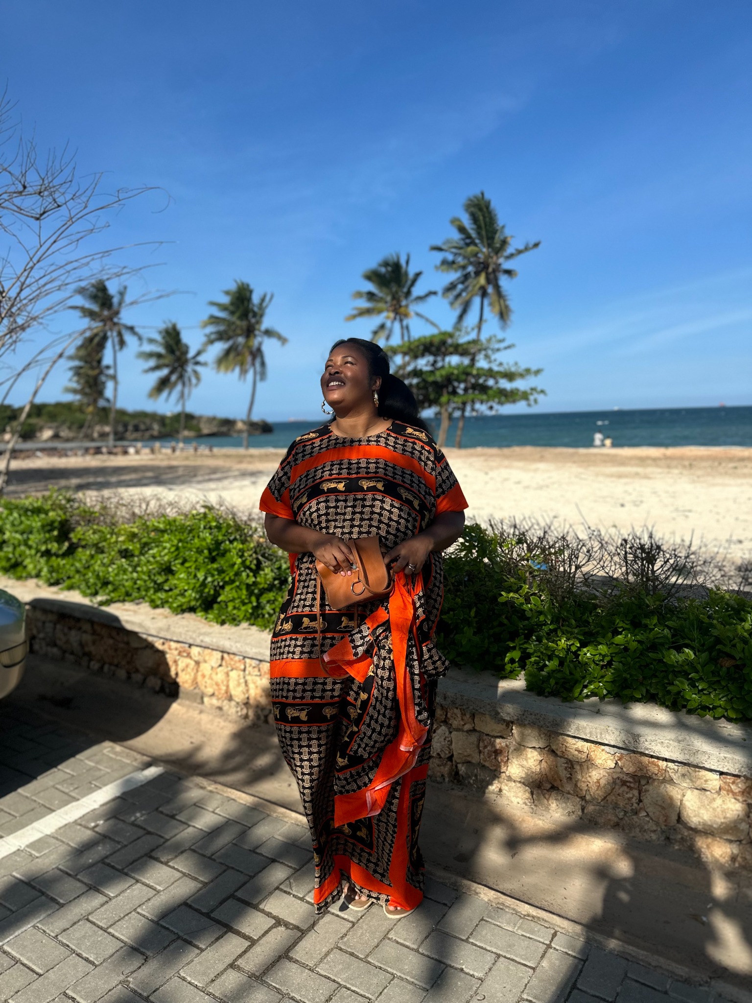 Tamara enjoying a relaxed afternoon out in Dar es Salaam
